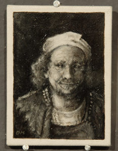 Bijzondere miniaturen: Expositie Slot Zeist van Diane Meyboom - De Portretjes van Rembrandt -4